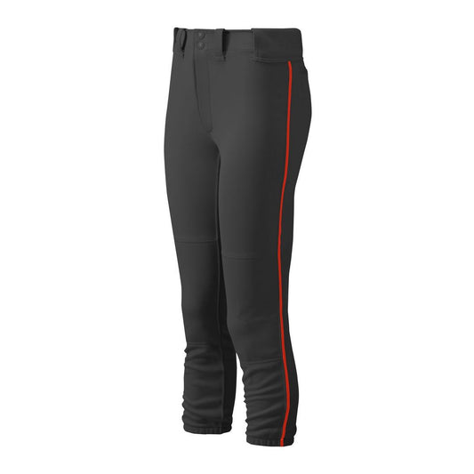 Champro Black Pants w/ Red Pipe